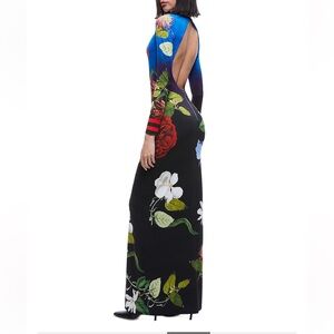 Alice & Olivia Delora Maxi Floral